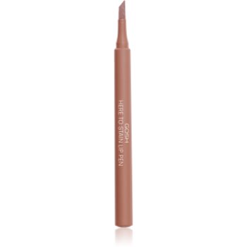 GOSH COPENHAGEN Here To Stain Lip Pen repara buzele pentru un efect de lunga durata - imagine 2